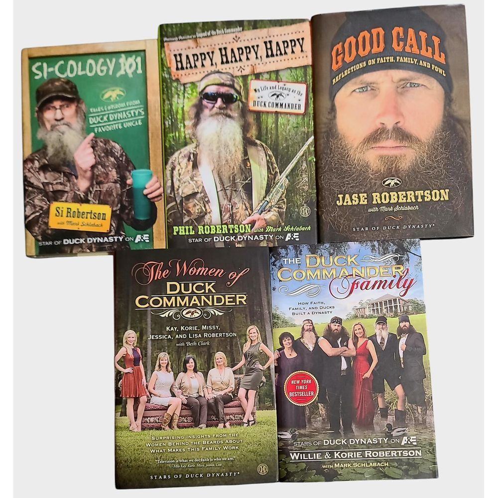 Duck Dynasty Books - Si-cology, Happy Happy Happy, Good Call & Family Books Set